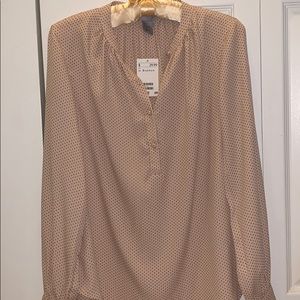 H&M Women’s Polka Dot Button Down Shirt